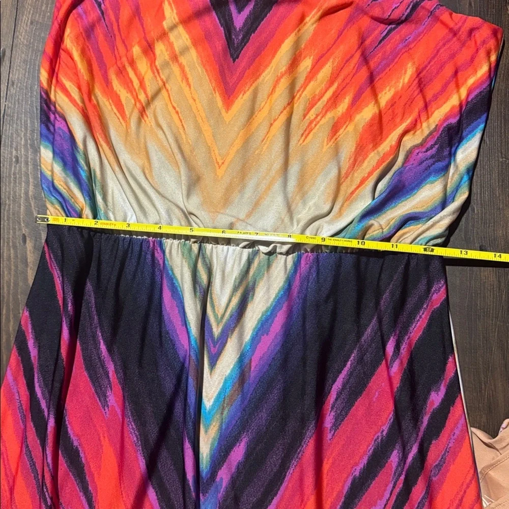 ALLOY Apparel-Vibrant Chevron Maxi Dress - Picture 9 of 10